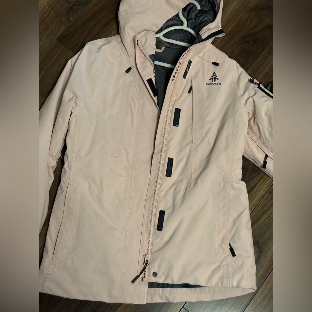 WOODS PINK WINTER JACKET SMALL